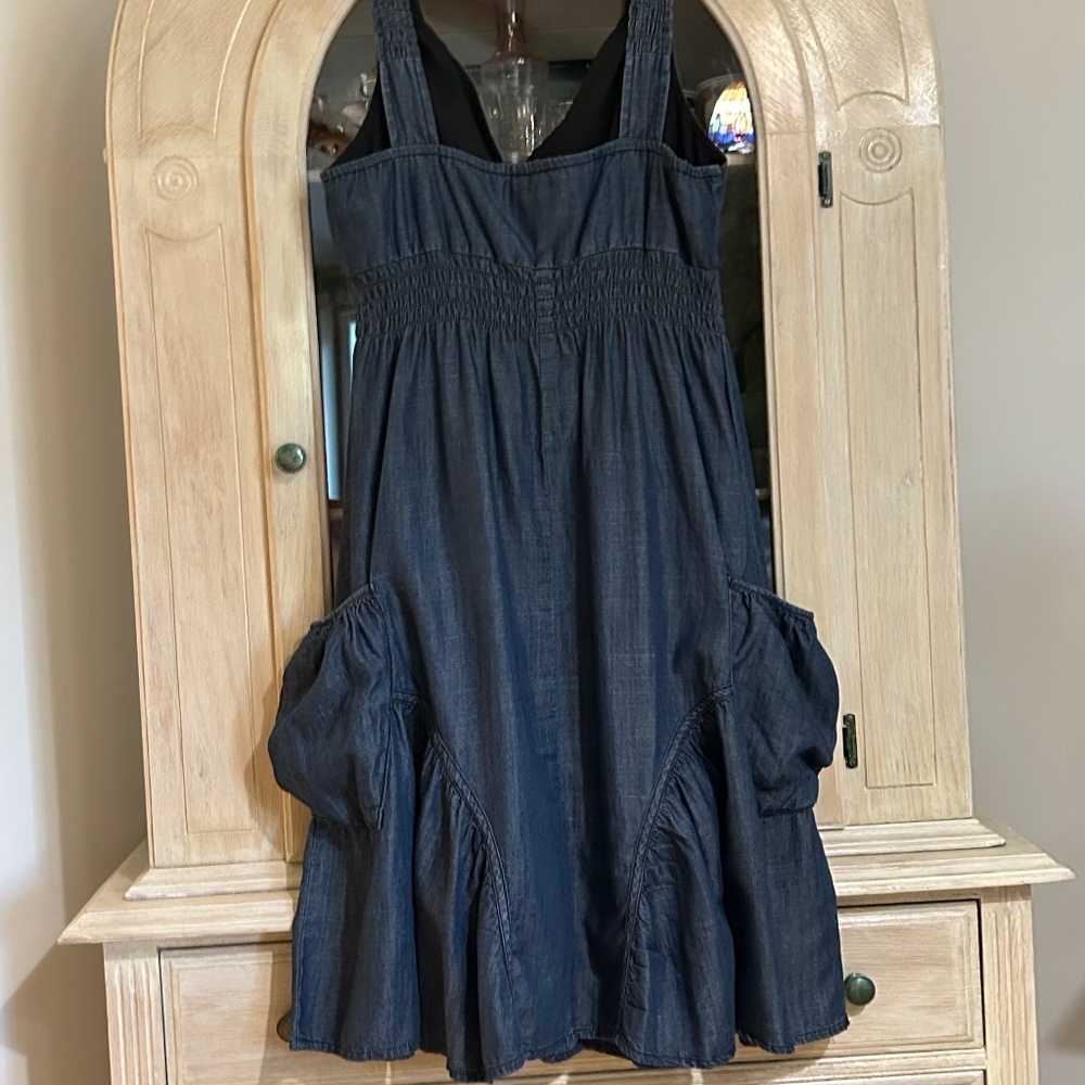 INC International Concepts Blue Jeans Dress, Size 6 - Picture 8 of 16